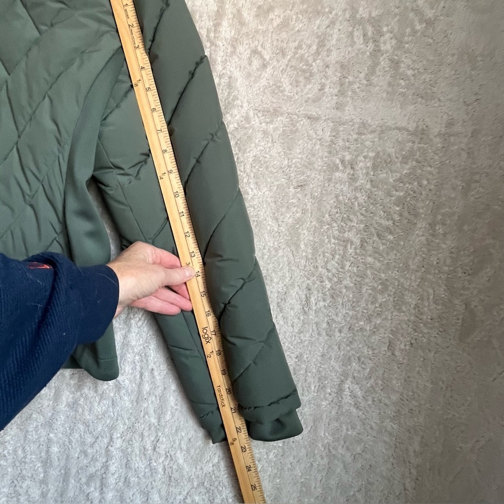 Calvin Klein Green Sorona Aura Jacket Coat Sz XXL Exceptional Softness - Picture 15 of 16